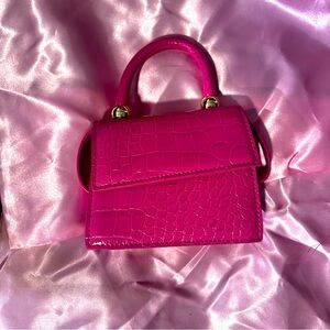 Mini Hot Pink Crossbody Purse